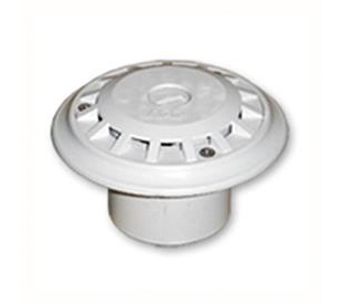 Bottom inlet nozzle glued